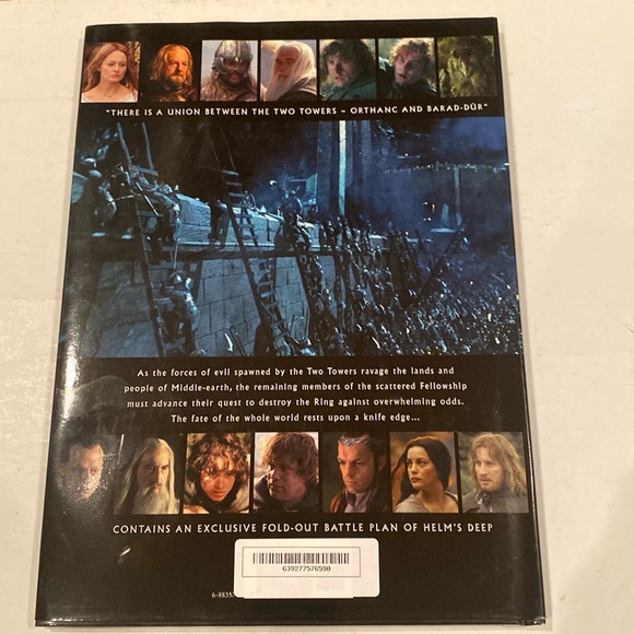 @The Lord of the Rings, The Two Towers, Visual Companion,” hardcover - Picture 2 of 2